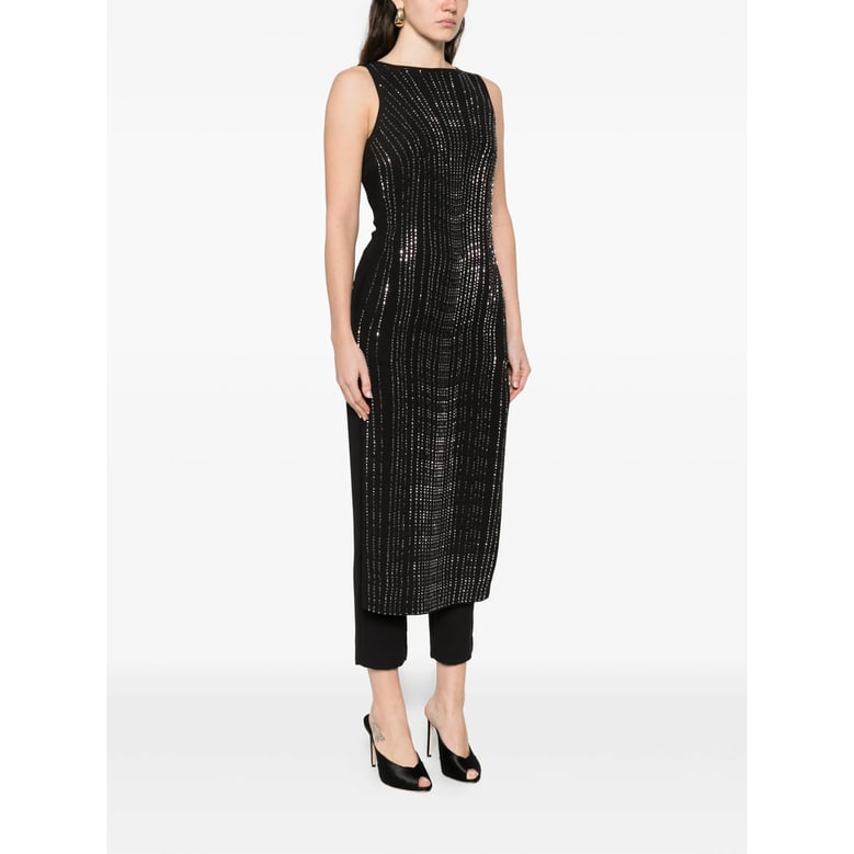 jumpsuit with rhinestone embellishments by Selfnex