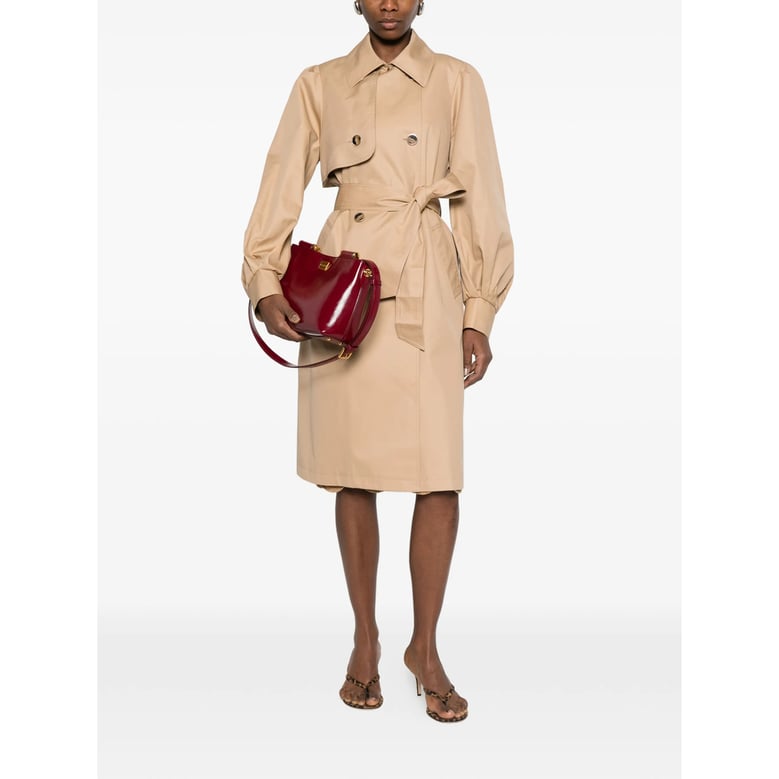 coat double-breasted beige by Selfnex