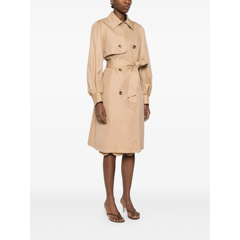 coat double-breasted beige by Selfnex