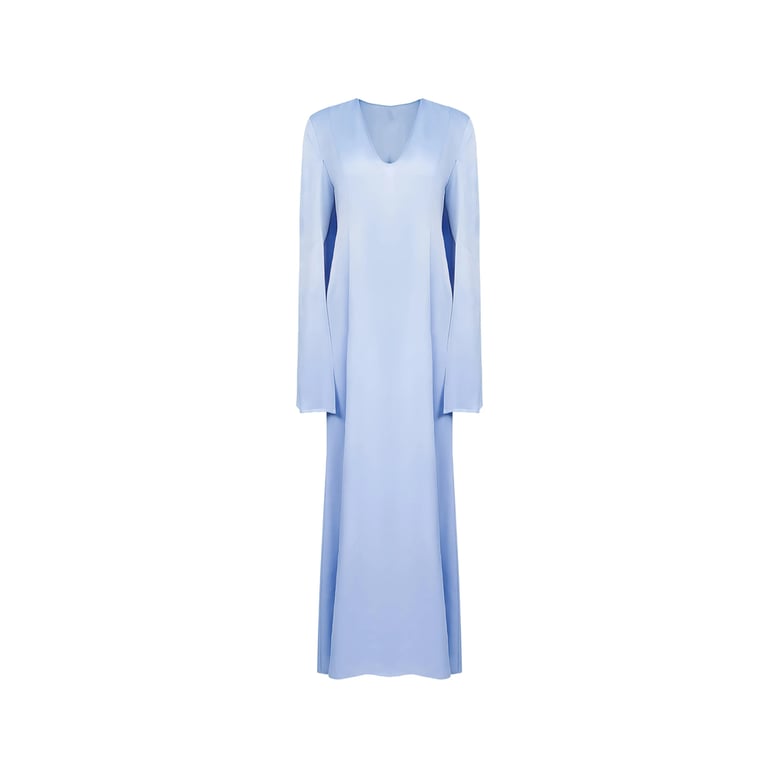 dress v-neck blue by Selfnex