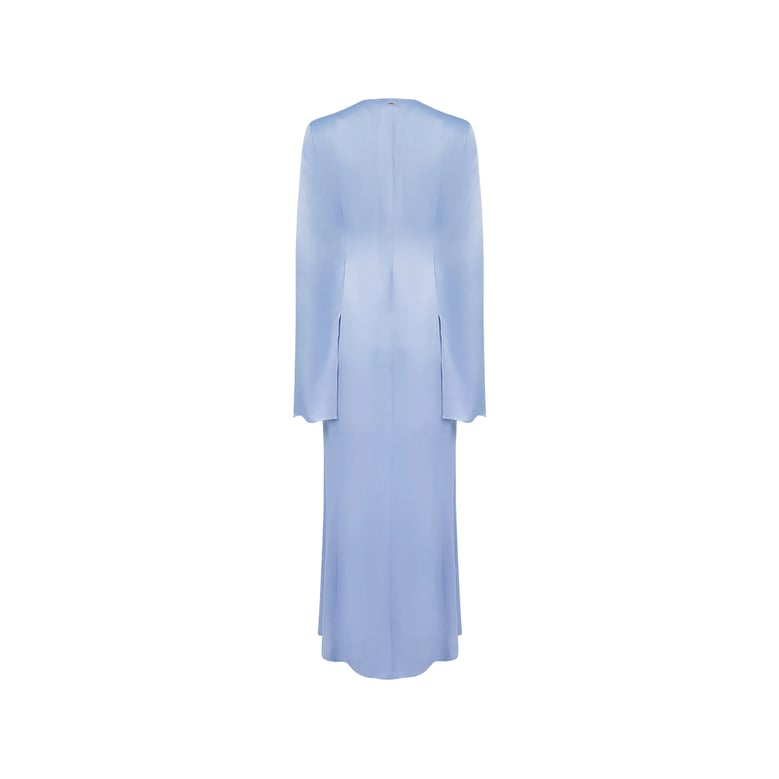 dress v-neck blue by Selfnex