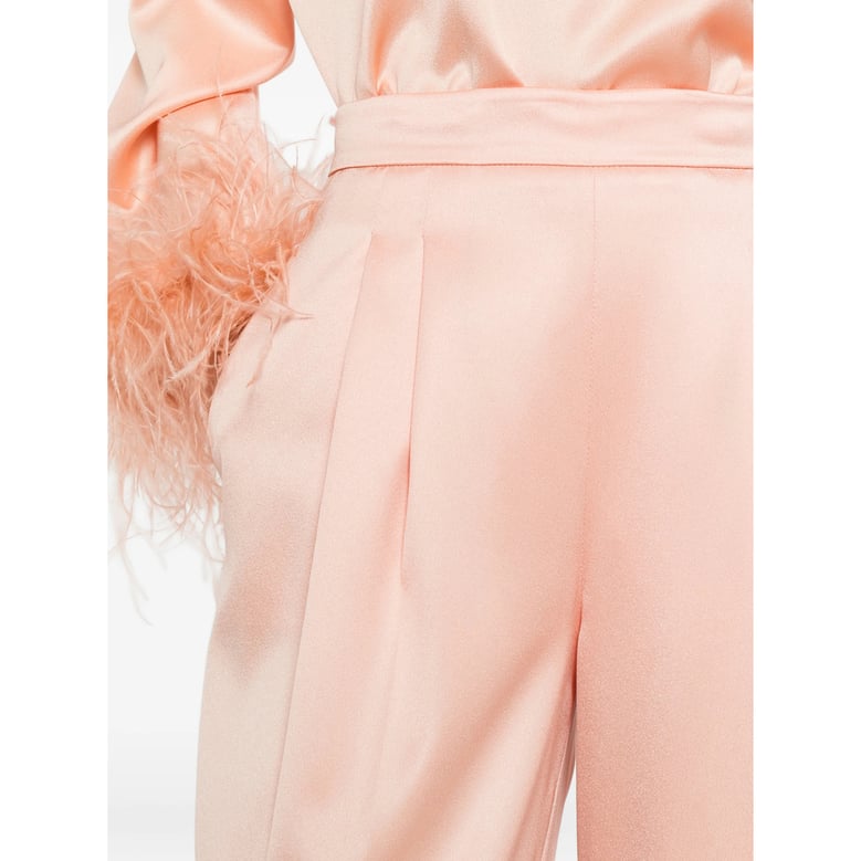 wide-leg trousers pink by Selfnex