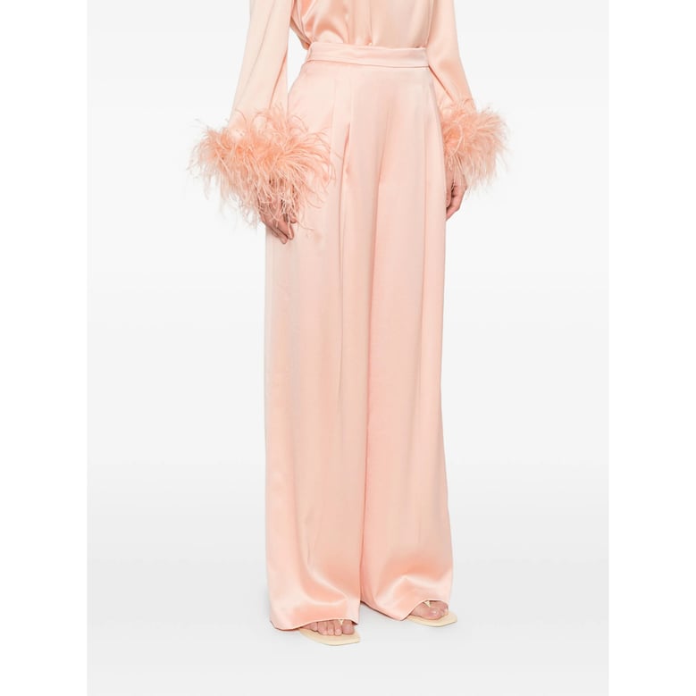 wide-leg trousers pink by Selfnex
