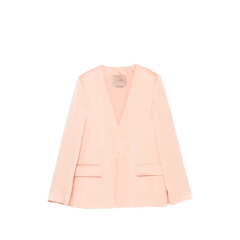 jacket v-neck orange by Selfnex