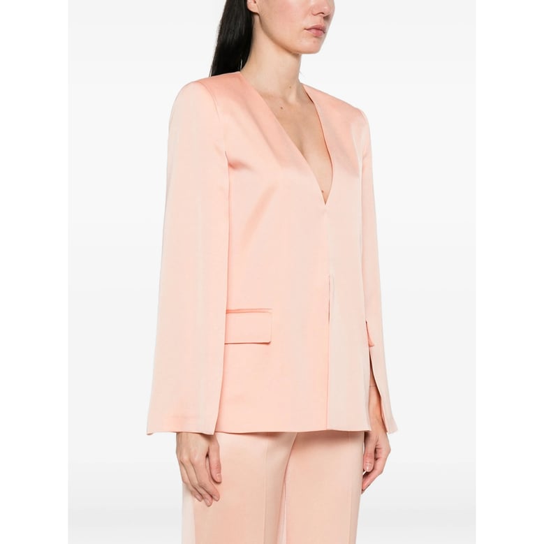jacket v-neck orange by Selfnex