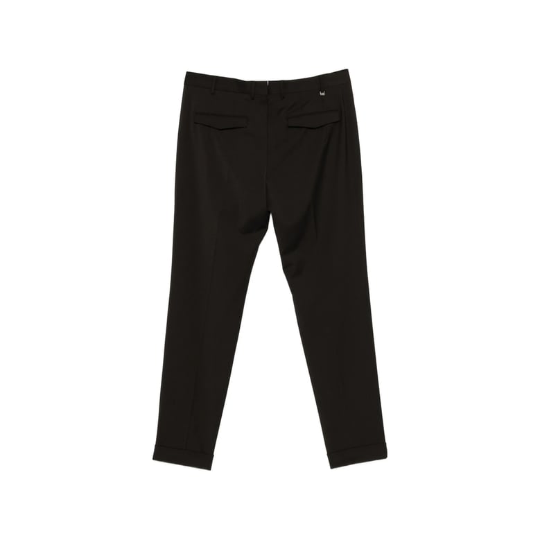 trousers pleated black by Selfnex