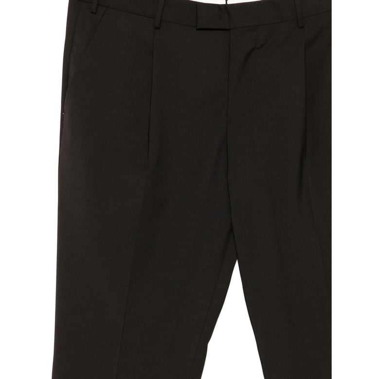 trousers pleated black by Selfnex