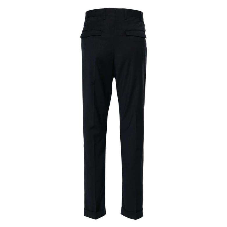 tailored navy blue trousers by Selfnex