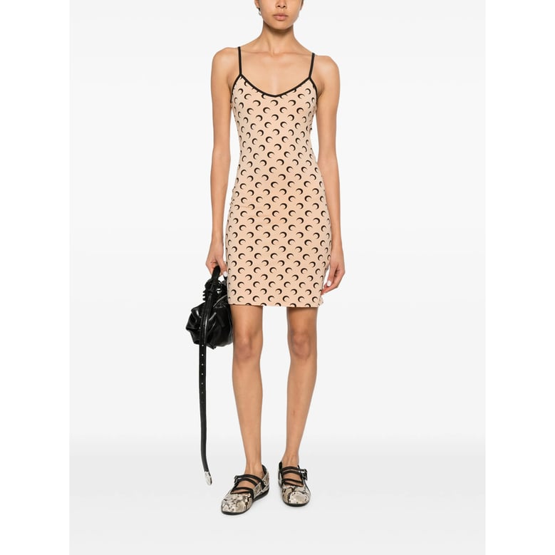 dress moon print neutrals by Selfnex