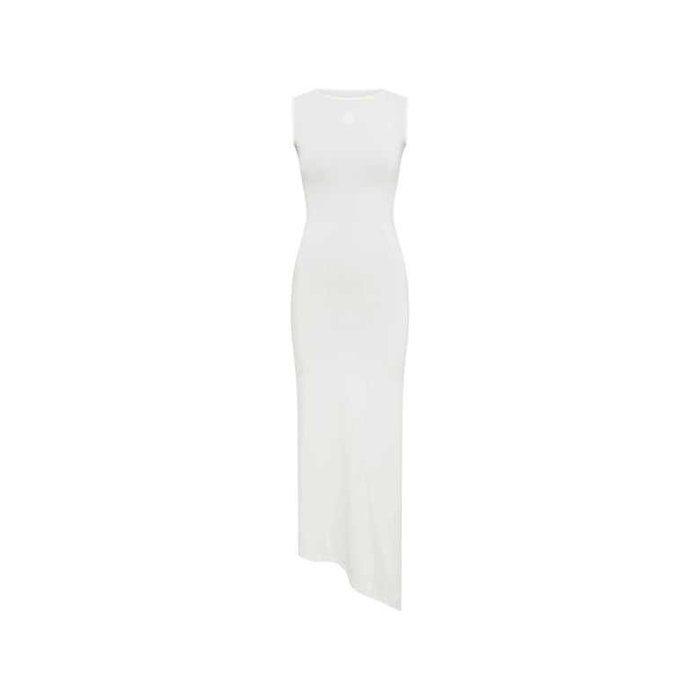 dress white cotton by Selfnex