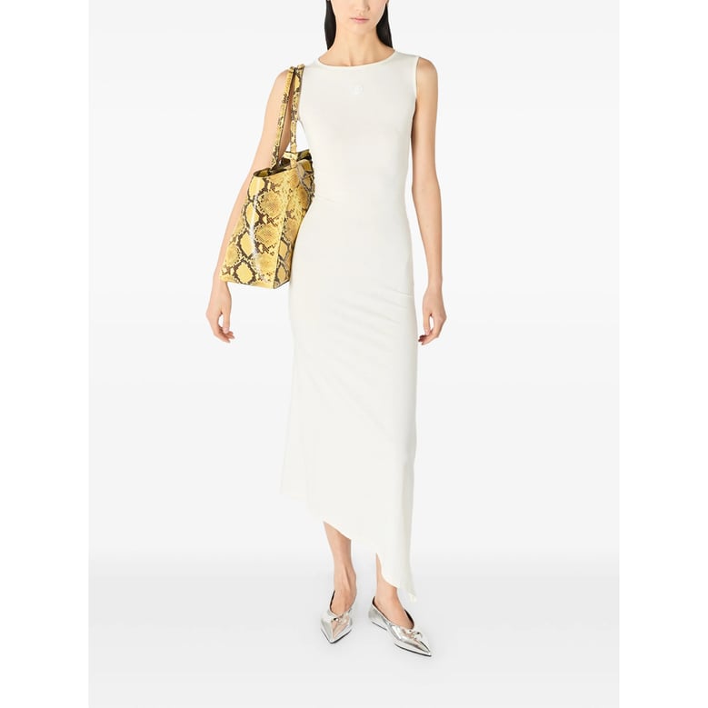 dress white cotton by Selfnex