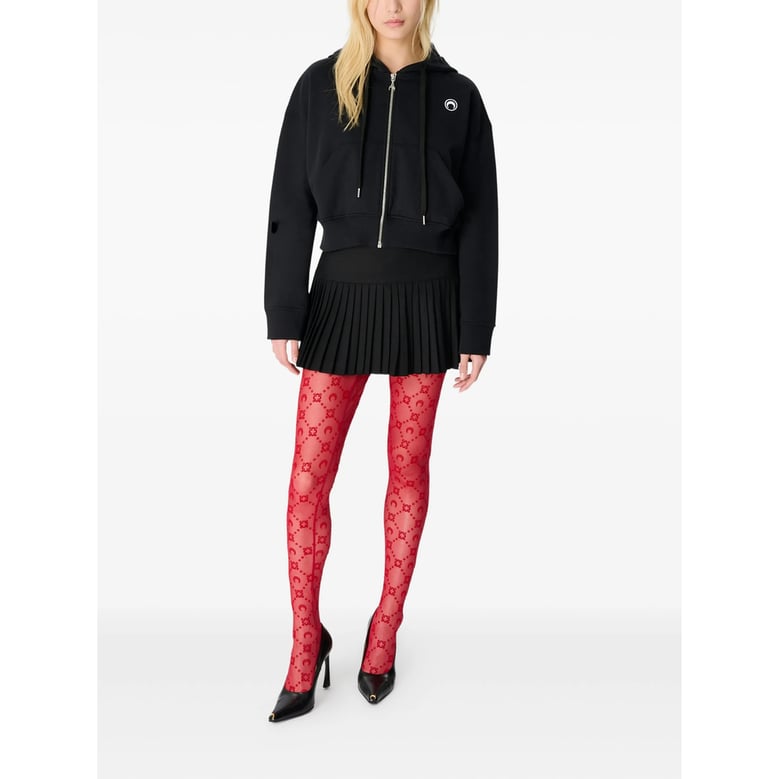 tights moonogram pattern red by Selfnex