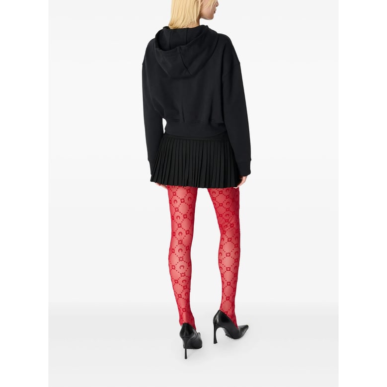 tights moonogram pattern red by Selfnex