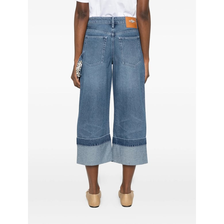 straight-leg jeans blue by Selfnex