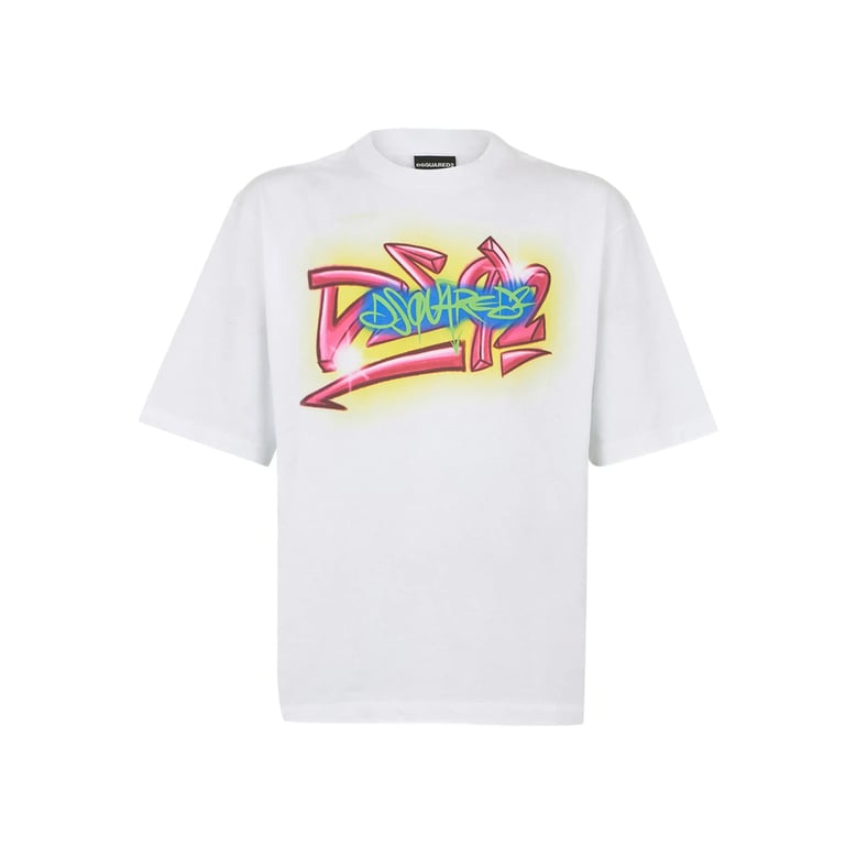 graphic print crew neck t-shirt by Selfnex