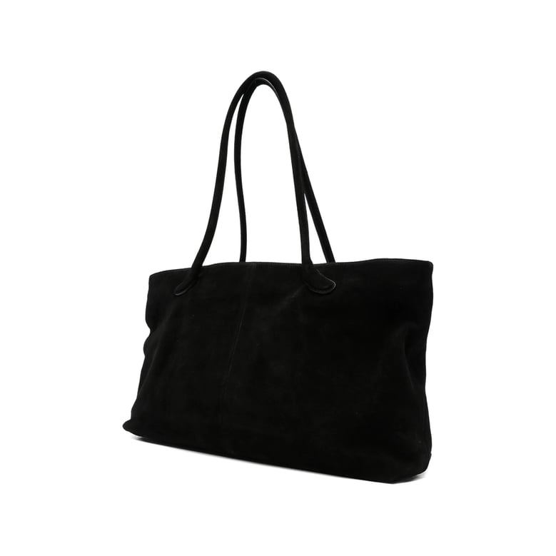 shoulder bag black suede by Selfnex