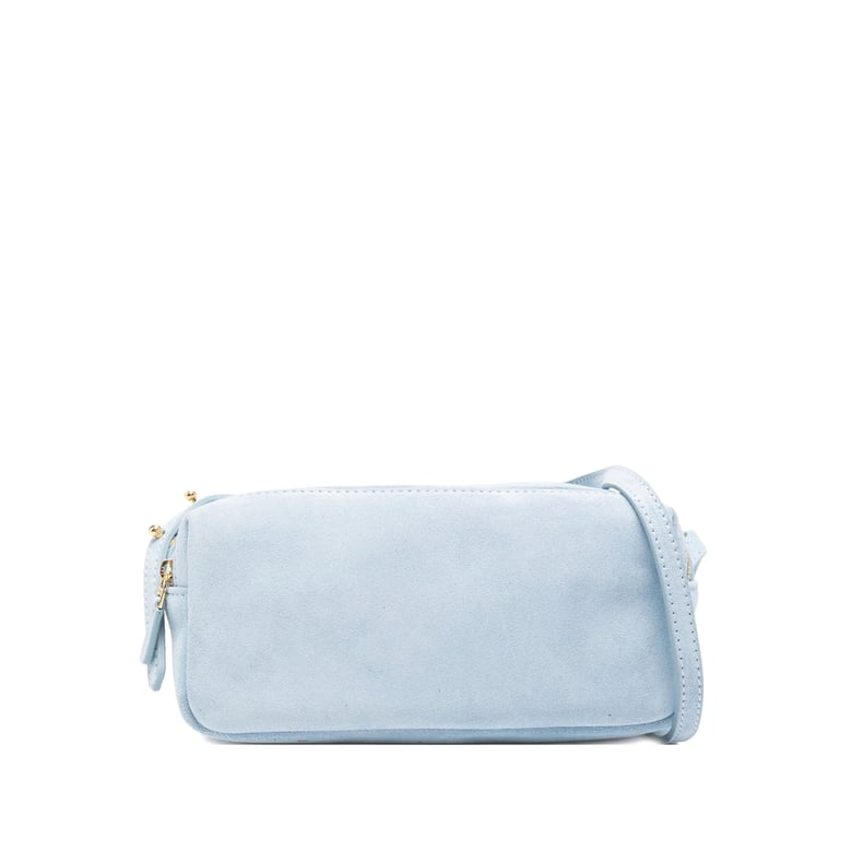 light blue double zip bag by Selfnex