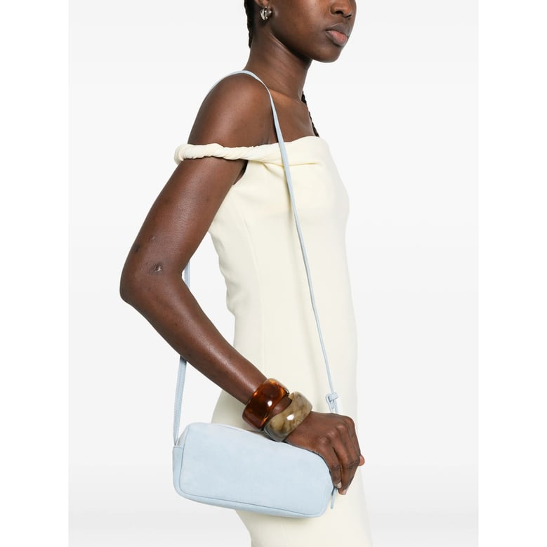 light blue double zip bag by Selfnex