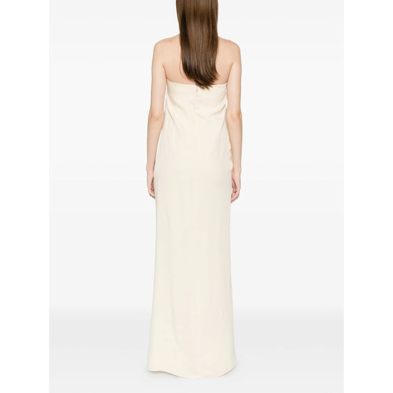 draped design sleeveless dress by Selfnex