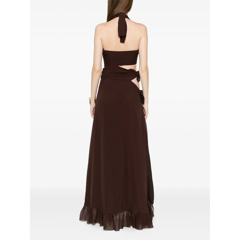 dress with ruffled hem by Selfnex