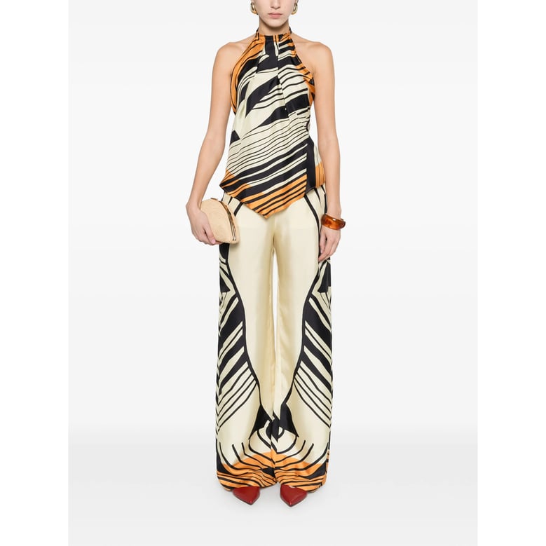 silk trousers pant — neutrals by Selfnex