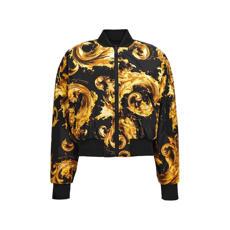 bomber jacket black/gold by Selfnex