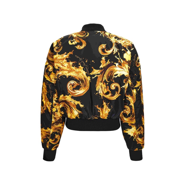 bomber jacket black/gold by Selfnex