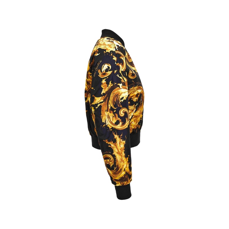 bomber jacket black/gold by Selfnex