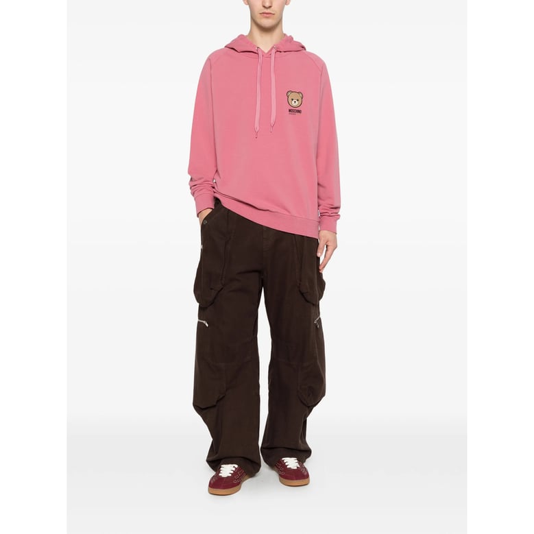 sweatshirt with pink bear motif by Selfnex