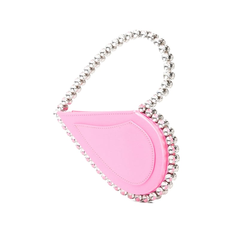 clutch bag pink crystal embellished by Selfnex