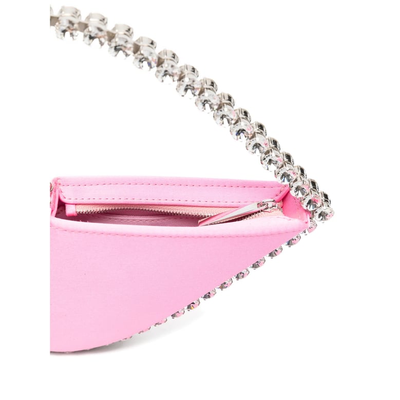 clutch bag pink crystal embellished by Selfnex