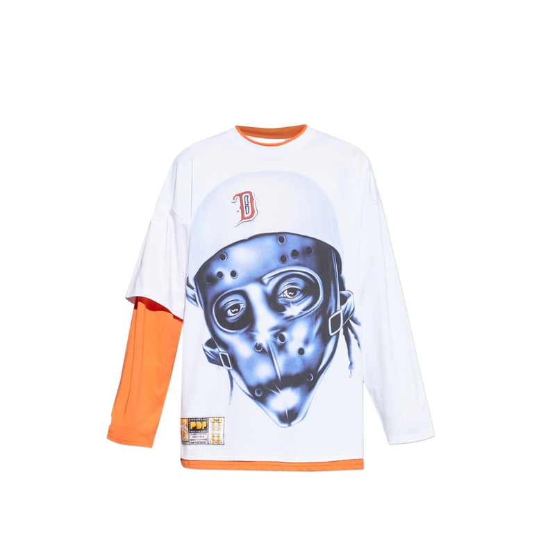 sweater white/orange by Selfnex