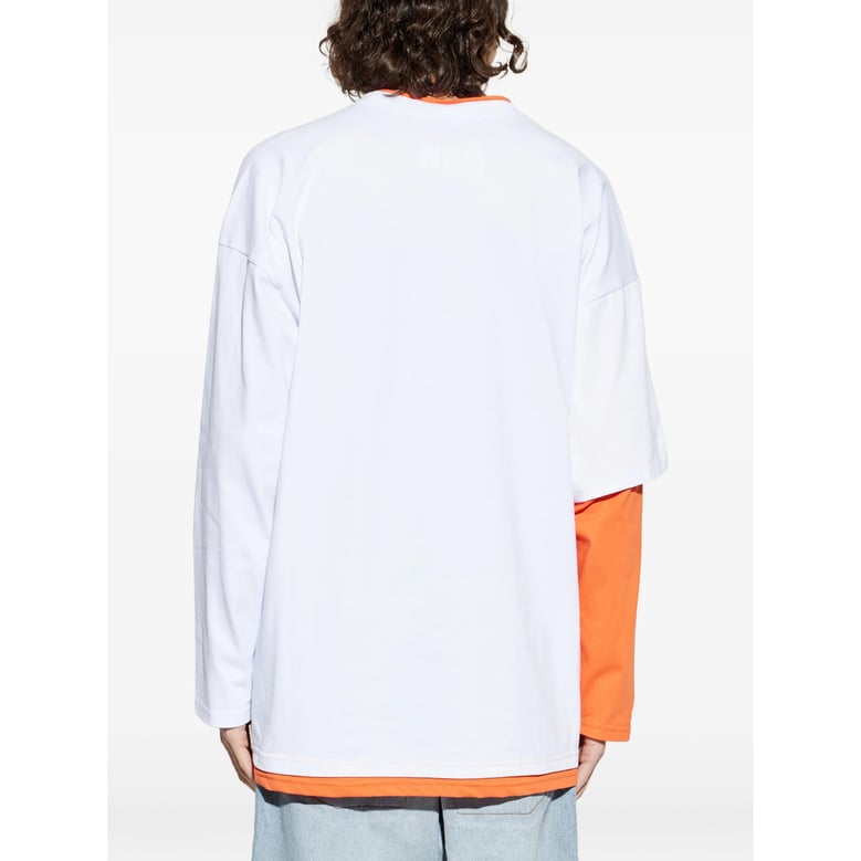 sweater white/orange by Selfnex