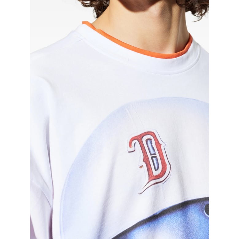 sweater white/orange by Selfnex