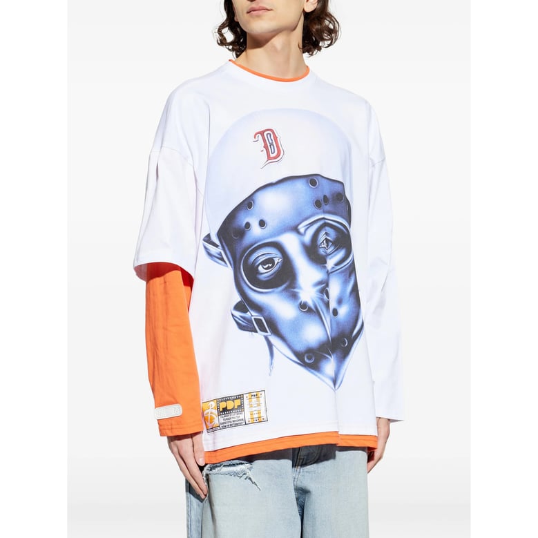 sweater white/orange by Selfnex