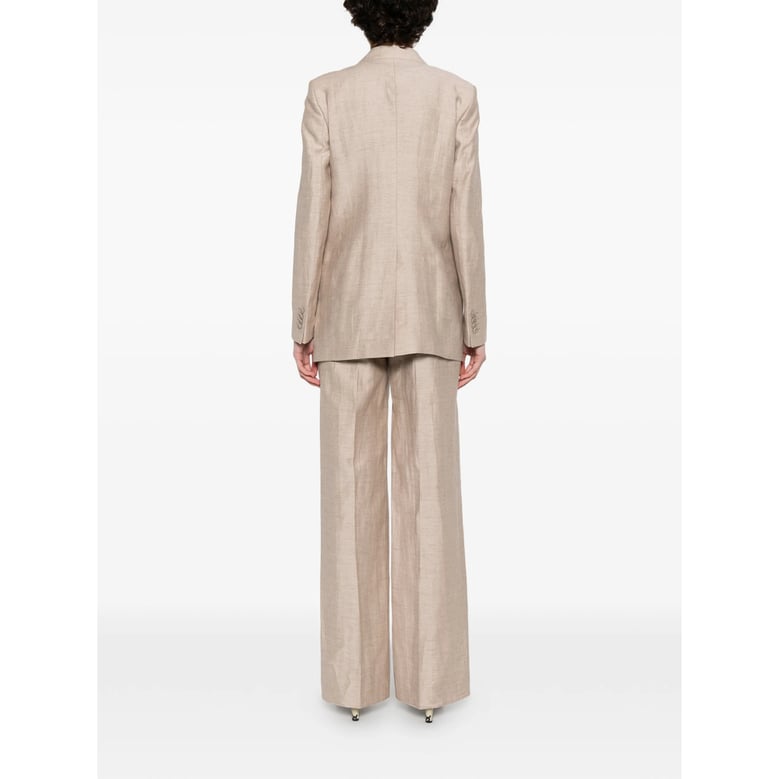 tailored trouser suit linen blend by Selfnex