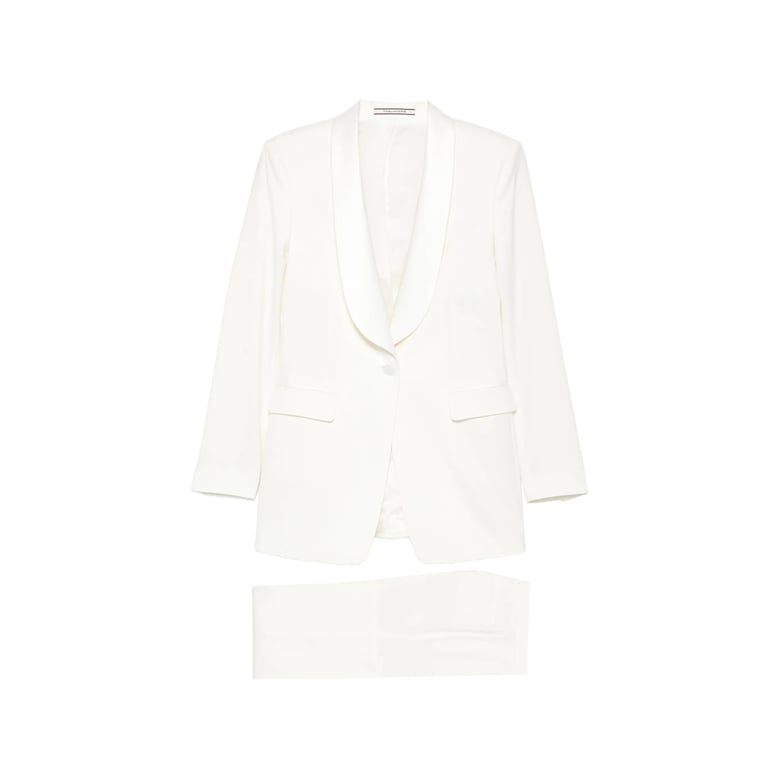 tailored trouser suit neutrals by Selfnex