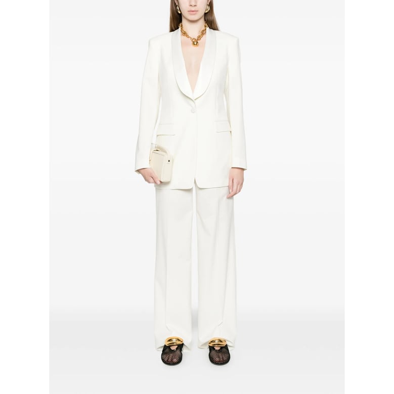 tailored trouser suit neutrals by Selfnex