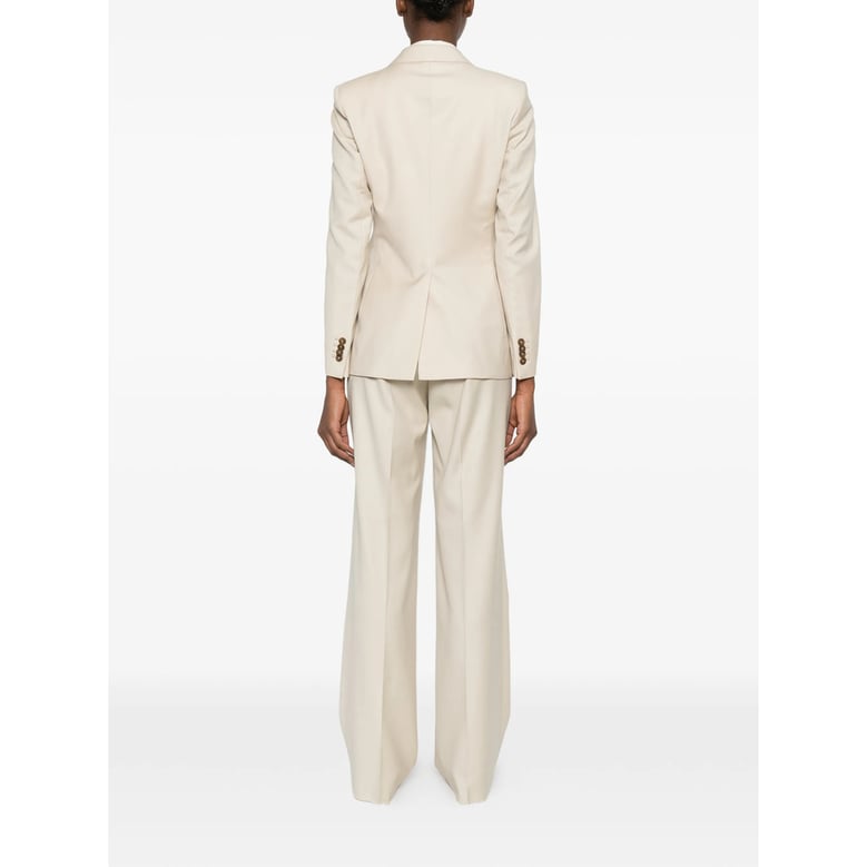 tailored trouser suit in neutrals by Selfnex