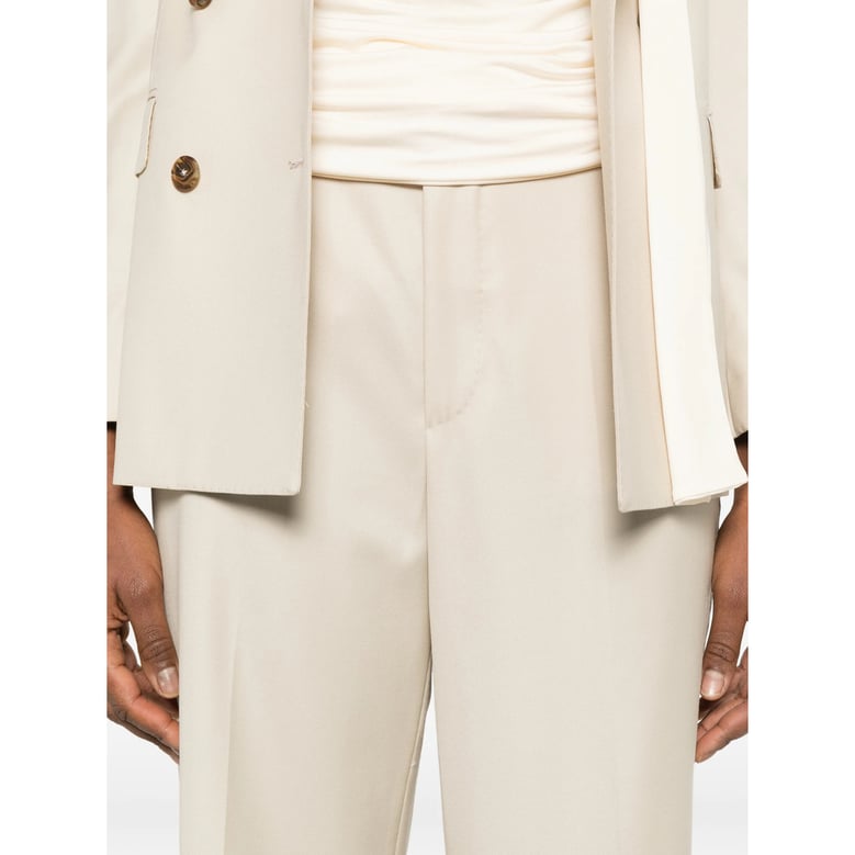 tailored trouser suit in neutrals by Selfnex