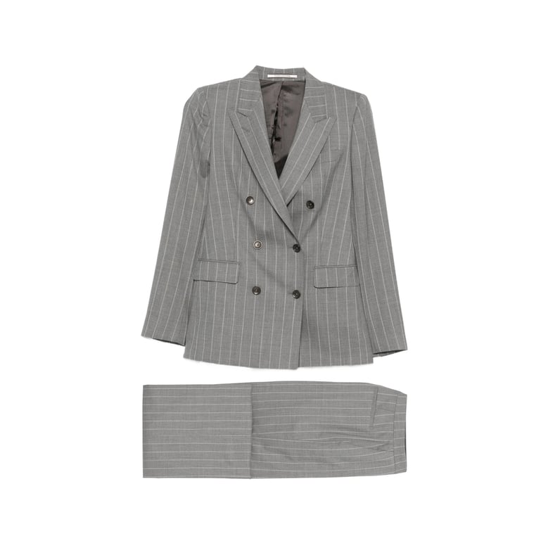 tailored suit grey stripe by Selfnex