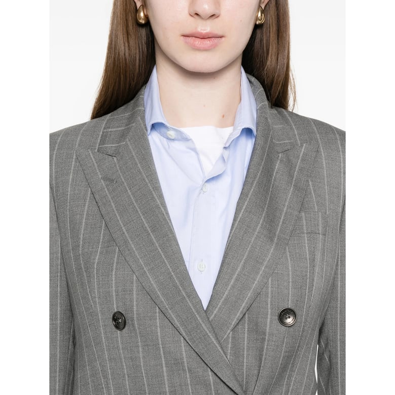 tailored suit grey stripe by Selfnex