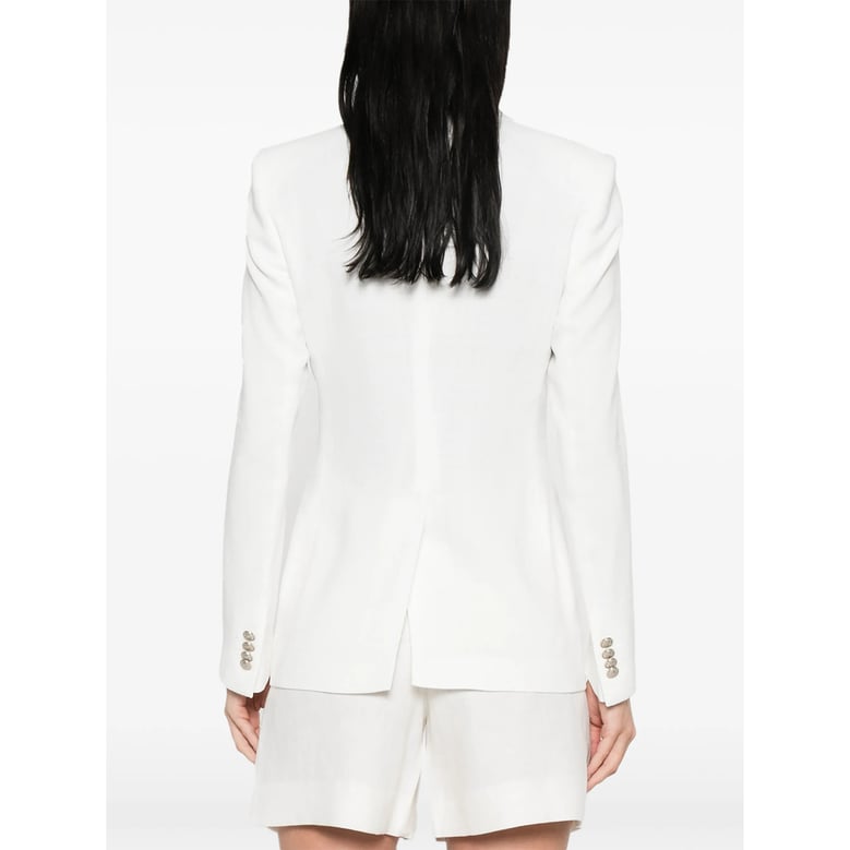 blazer single-button white by Selfnex