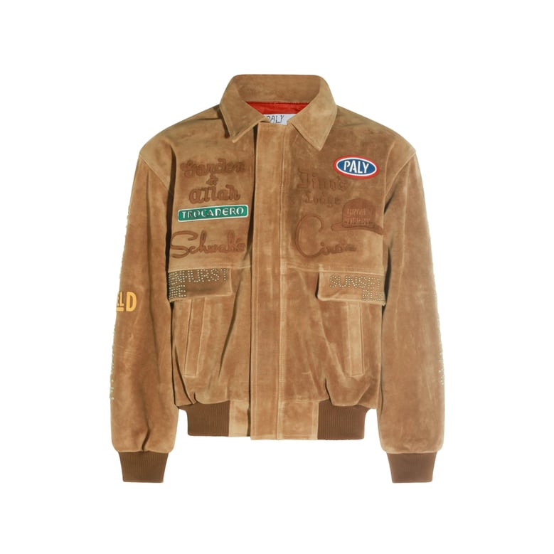 suede jacket hollywood tan by Selfnex
