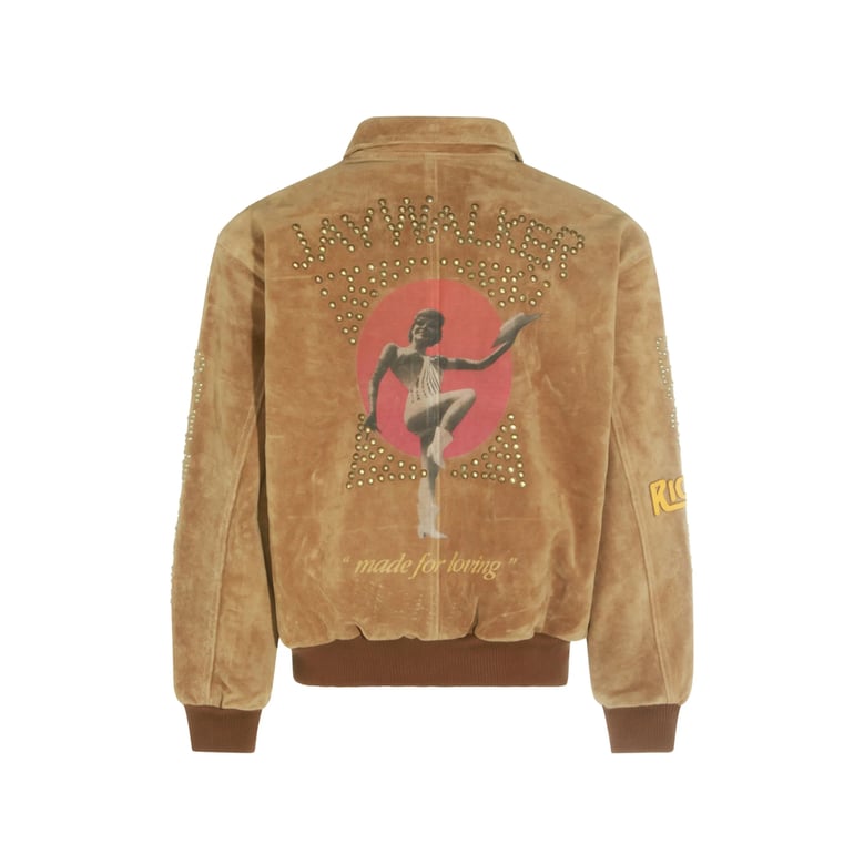 suede jacket hollywood tan by Selfnex