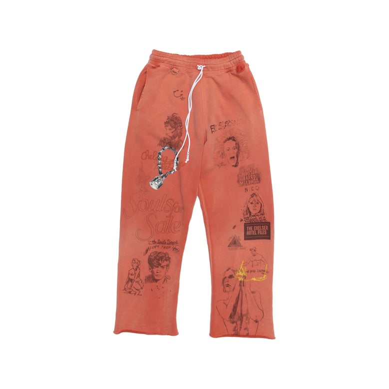 track pants hollywood orange by Selfnex