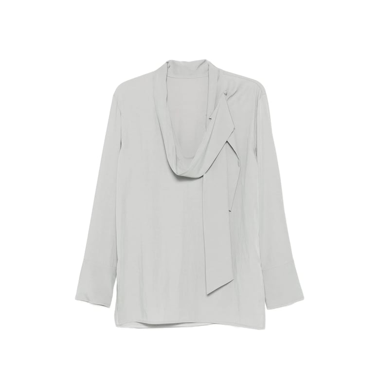 shirt light grey tie detail by Selfnex