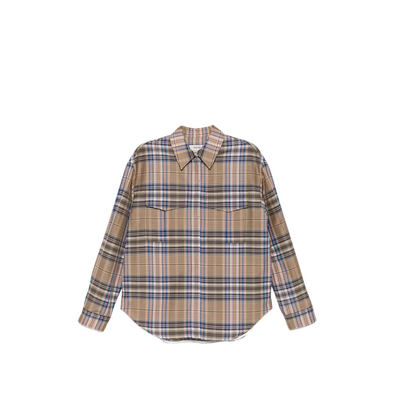 shirt, neutrals checked by Selfnex