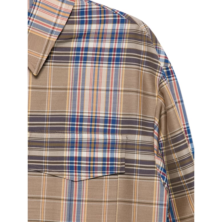 shirt, neutrals checked by Selfnex