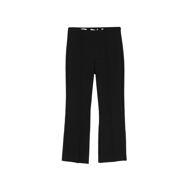 cropped trousers with elasticated waistband by Selfnex